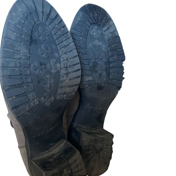 Sam Edelman Women's Gray Chunk Heel Chelsea Boots Size 7.5 - Picture 6 of 7